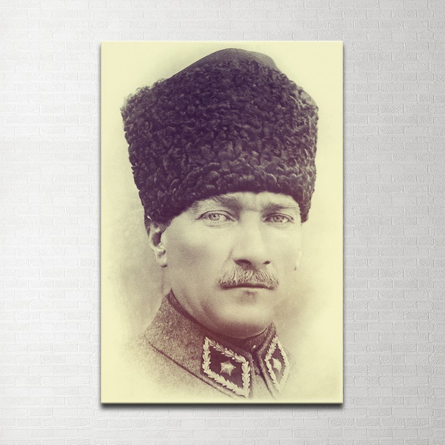 Atatürk Portresi Kanvas Tablo 60x90 Cm.