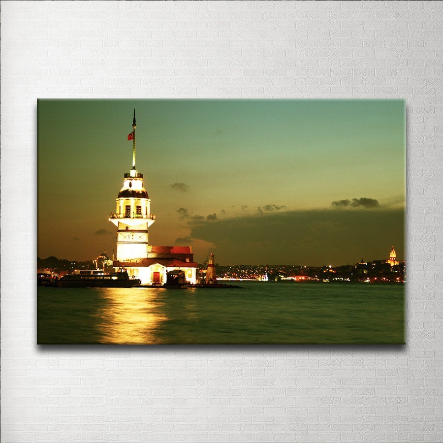Kız Kulesi Kanvas Tablo 50x75 Cm.