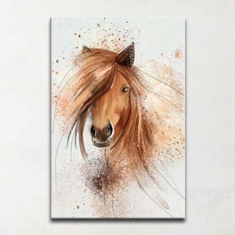 Atlı Kanvas Tablo 60x90 Cm.