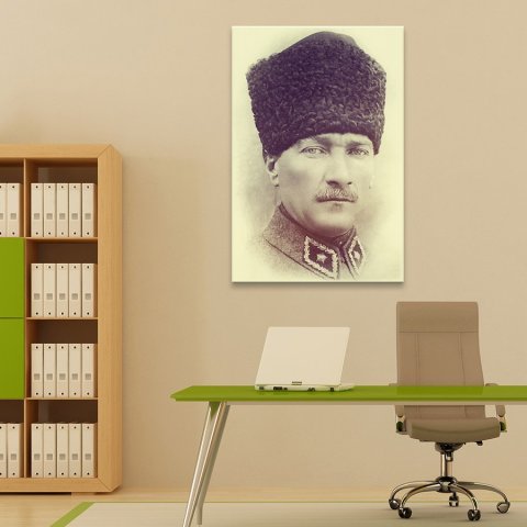 Atatürk Portresi Kanvas Tablo 60x90 Cm.