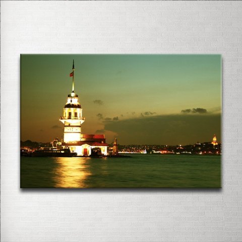 Kız Kulesi Kanvas Tablo 50x75 Cm.