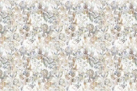 Lüks Yapraklar Modern Duvar Kağıdı | Dokulu | En:157xBoy:105 cm.