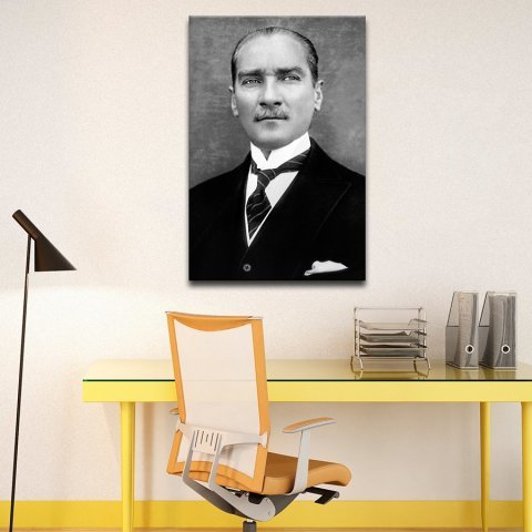 Atatürk Portresi Kanvas Tablo 60x90 Cm.