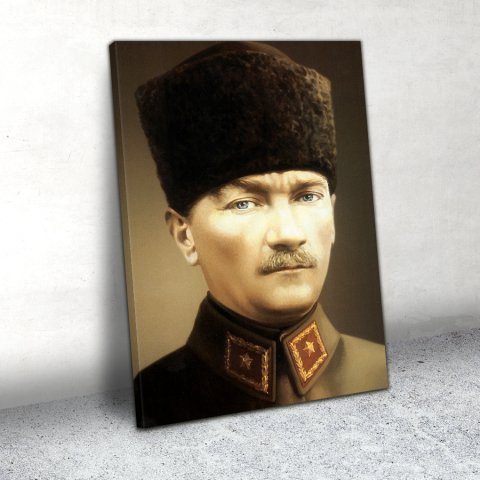 Atatürk Portresi Kanvas Tablo 60x90 Cm.