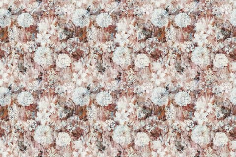 Rustik Çiçekler Duvar Kağıdı | Non-Woven | En:210xBoy:140 cm.