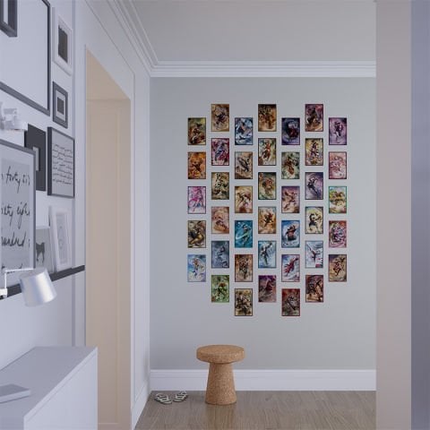 40 Parça Street Fighter Karakterleri Kendinden Yapışkanlı Sticker Seti | 10x15 cm.