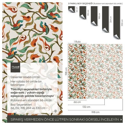 Uzak Doğu Sanatı Kendinden Yapışkanlı Duvar Kağıdı, Çok Amaçlı PVC Folyo