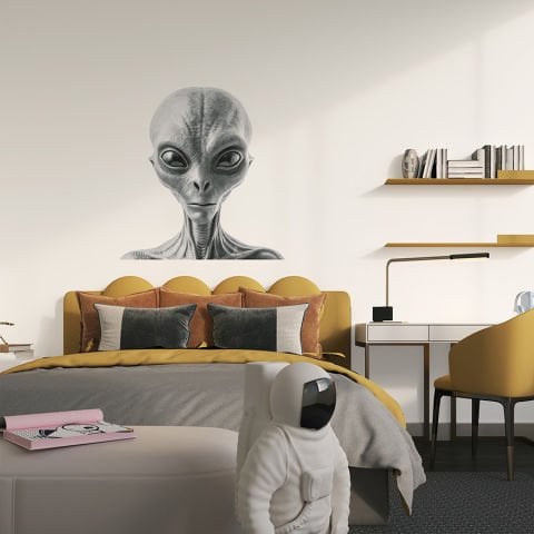 Uzaylı Alien Duvar Stickeri | 50x50cm
