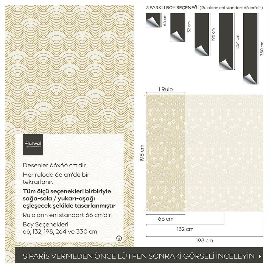 Geometrik Japon Dalgası Kendinden Yapışkanlı Duvar Kağıdı, Uzak Doğu Sanatı Duvar Kağıdı