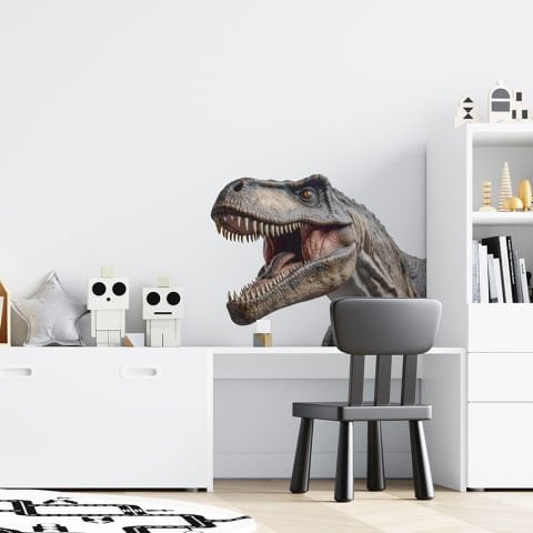 T.Rex Duvar Stickeri, Dinazor Duvar Çıkartmaları | 35x50cm