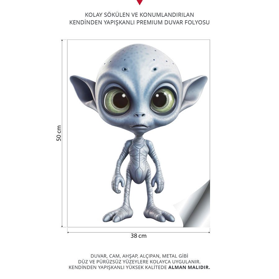 Çocuk Bebek Odası Duvar Stickeri | 38x50cm