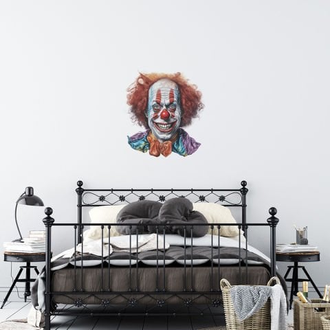Palyaço Duvar Stickeri, Genç Odası Duvar Stickeri | 47x50cm