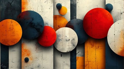 3D Görünümlü Geometrik Soyut Duvar Kağıdı, Yatak Odası Duvar Kağıdı