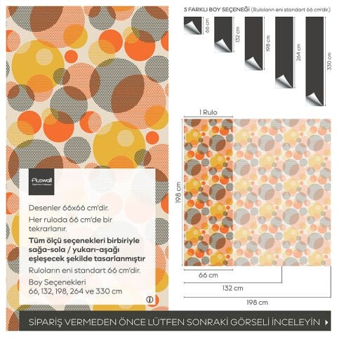 70'ler Esintili Geometrik  Duvar Kağıdı, Orta Yüzyıl Tarzı Modern Yatak Odası Dekoru