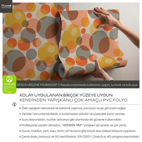 70'ler Esintili Geometrik  Duvar Kağıdı, Orta Yüzyıl Tarzı Modern Yatak Odası Dekoru