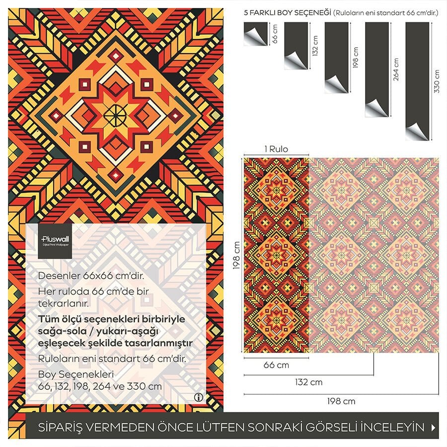 Hint Tarzı Geometrik Modern Yatak Odası Duvar Kağıdı, Kendinden Yapışkanlı Çok Amaçlı PVC Folyo