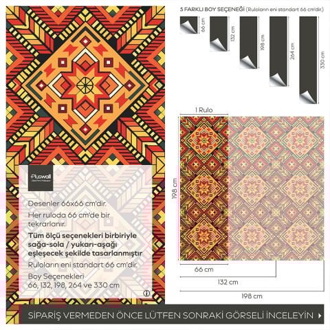 Hint Tarzı Geometrik Modern Yatak Odası Duvar Kağıdı, Kendinden Yapışkanlı Çok Amaçlı PVC Folyo