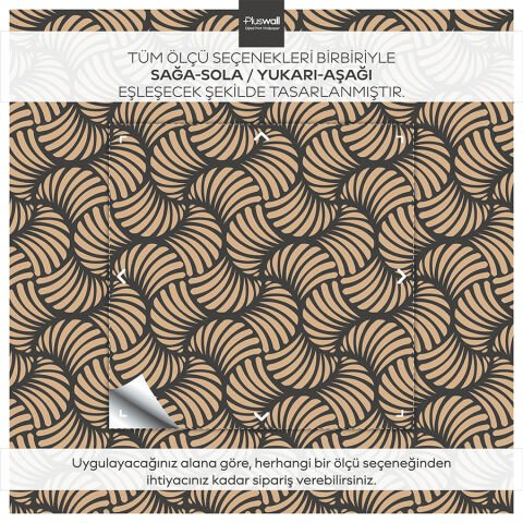 Retro Damask Desenli Duvar Kağıdı, Oturma Odası Kendinden Yapışkanlı Duvar Kağıdı