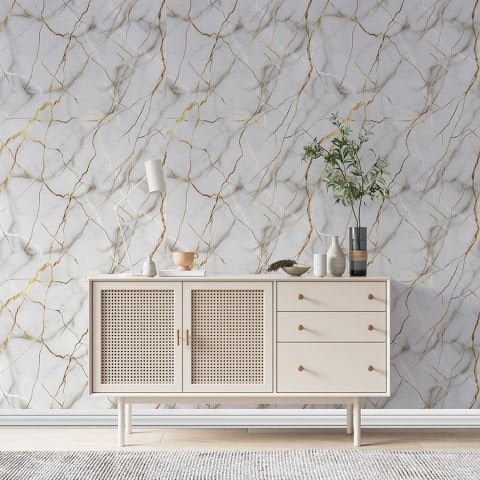 Mermer Desenli Duvar Kağıdı, Yatak Odası Duvar Kağıdı, Banyo Duvar Kağıdı