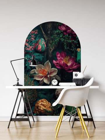 Kendinden Yapışkanlı Büyülü Orman Dekoratif Duvar Kağıdı Stickeri