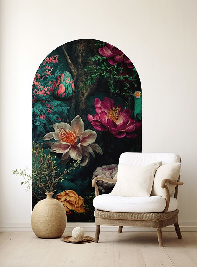 Kendinden Yapışkanlı Büyülü Orman Dekoratif Duvar Kağıdı Stickeri