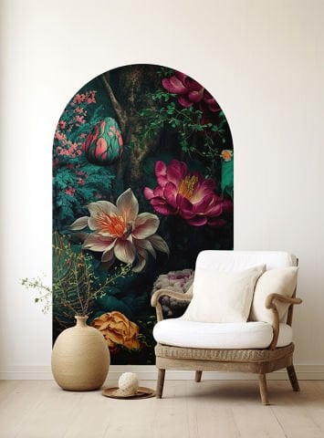 Kendinden Yapışkanlı Büyülü Orman Dekoratif Duvar Kağıdı Stickeri