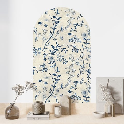 Kendinden Yapışkanlı Oval Kesim İskandinav Tarzı Duvar Kağıdı Stickeri