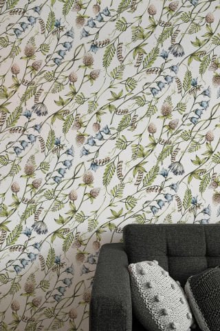 Bahar Çiçekleri Soft Yatak Odası Duvar Kağıdı, Evinize Mutluluk Katın 