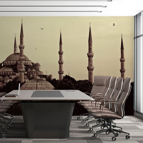 Sultan Ahmet Camii İşyeri Ofis Duvar Kağıdı