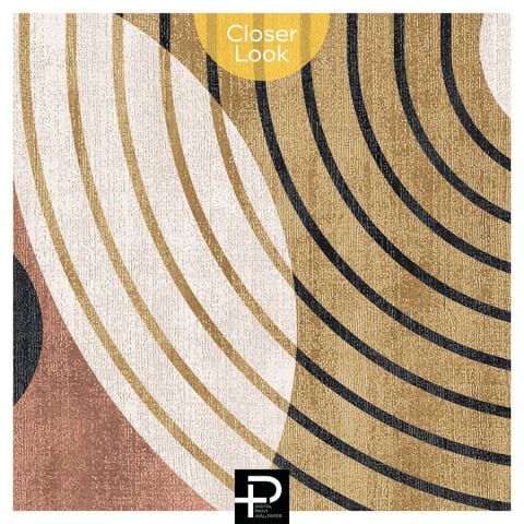 Orta Çağ Tarzı Soyut Yatak Odası Duvar Kağıdı, Sanatsal Geometrik Duvar Kağıdı