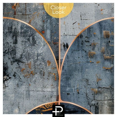 Endüstriyel Art Deco Duvar Kağıdı, Grunge Geometrik Duvar Resmi