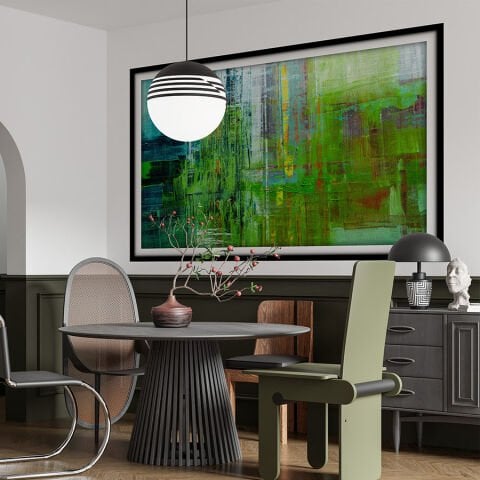 Soyut Kendinden Yapışkanlı Poster Duvar Kanvası