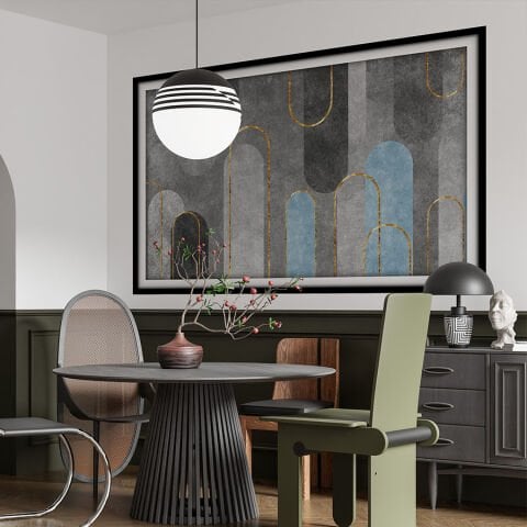 Soyut Kendinden Yapışkanlı Poster Duvar Kanvası