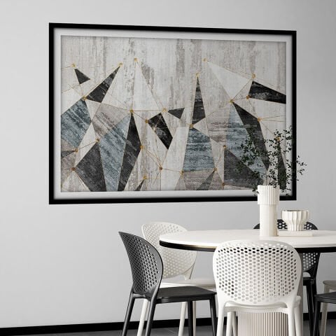 Soyut Kendinden Yapışkanlı Poster Duvar Kanvası