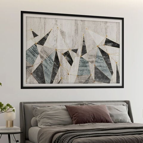 Soyut Kendinden Yapışkanlı Poster Duvar Kanvası