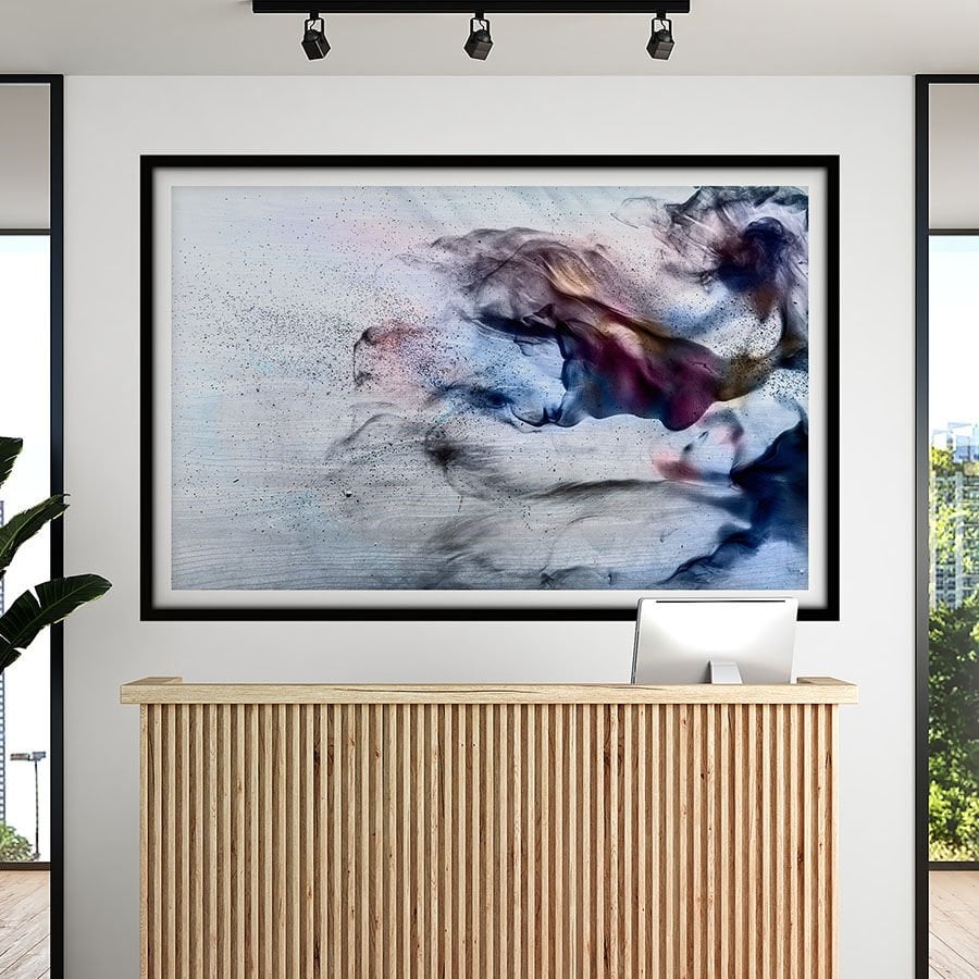 Soyut Kendinden Yapışkanlı 3D Poster Duvar Kanvası