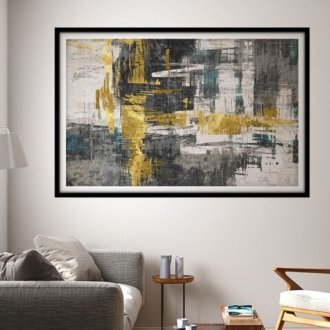 Soyut Kendinden Yapışkanlı 3D Poster Duvar Kanvası