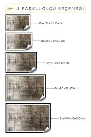 Soyut Kendinden Yapışkanlı 3D Poster Duvar Kanvası