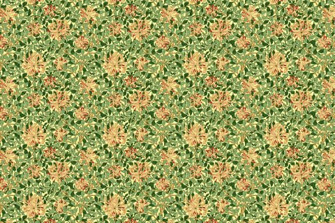 William Morris Sergisi Eski Yeşil Yapraklar Poster Duvar Kağıdı, Yatak Odası Duvar Kağıdı