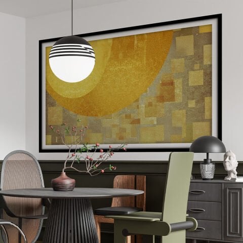 Soyut Kendinden Yapışkanlı 3D Poster Duvar Kanvası