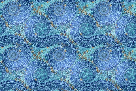 Osmanlı Tarzı Geometrik Şekiller Duvar Kağıdı