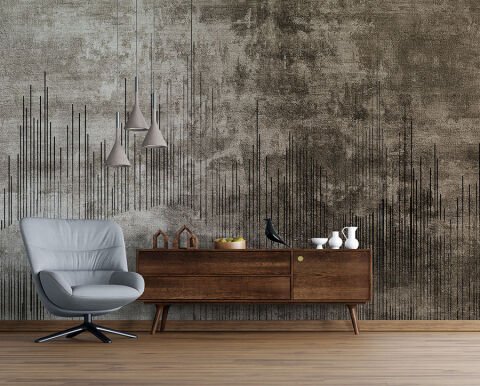 Soyut Kahverengi Duvar Kağıdı, Modern Ritim Duvar Kağıdı