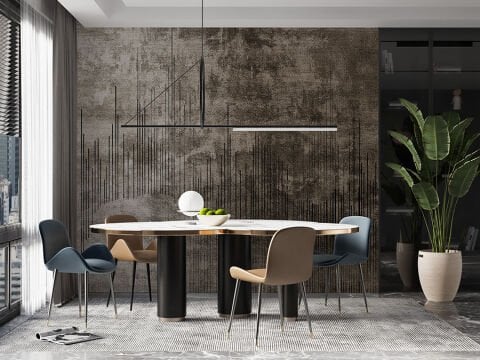 Soyut Kahverengi Duvar Kağıdı, Modern Ritim Duvar Kağıdı