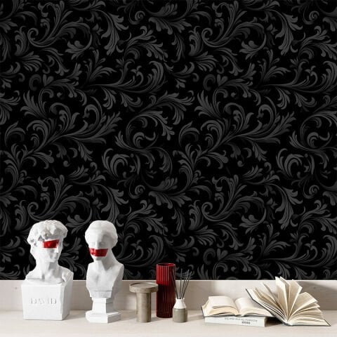Barok Dönemi Kendinden Yapışkanlı Duvar Kağıdı,  Çok Amaçlı PVC Folyo, DIY Duvar Kağıdı