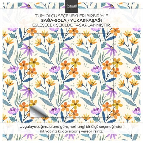 Orta Yüzyıl Esintili Kendinden Yapışkanlı Duvar Kağıdı, Çok Amaçlı PVC Folyo, DIY Duvar Kağıdı