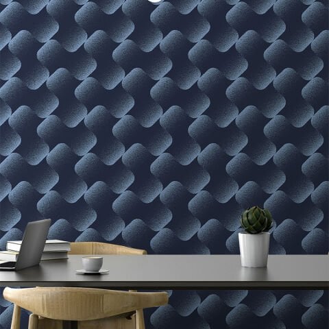 Dinamik 3D Efektli Dalgalar DIY Duvar Kağıdı, Kendinden Yapışkanlı Çok Amaçlı PVC Folyo