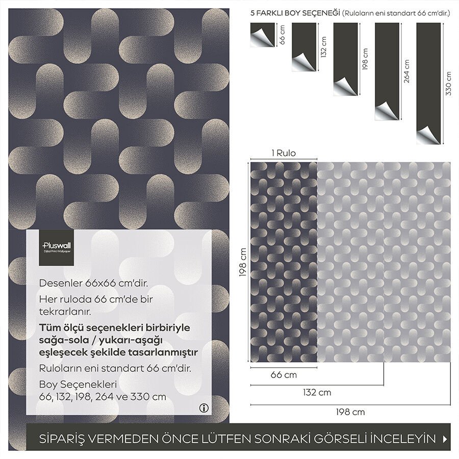 Nokta Sanatı Dinamik 3D Efektli DIY Duvar Kağıdı, Kendinden Yapışkanlı Çok Amaçlı PVC Folyo