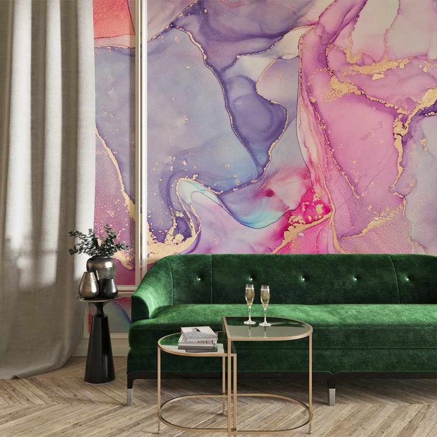 Mermer Görünümlü Duvar Kağıtları