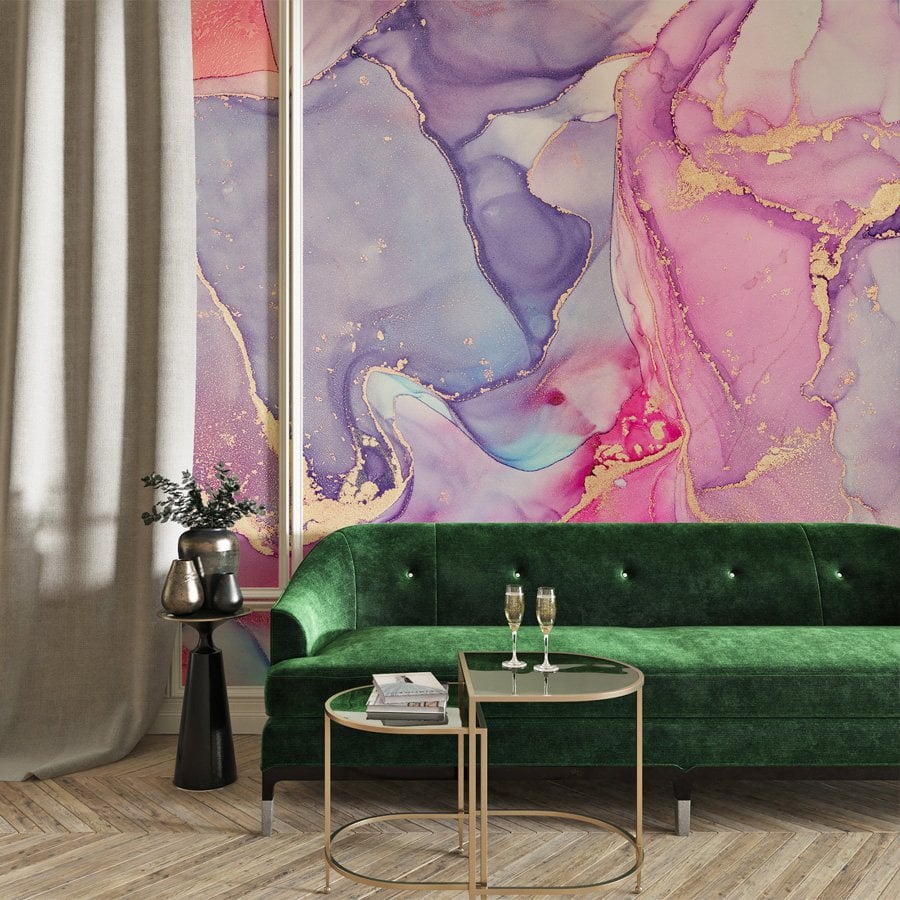 Mermer Görünümlü Duvar Kağıtları